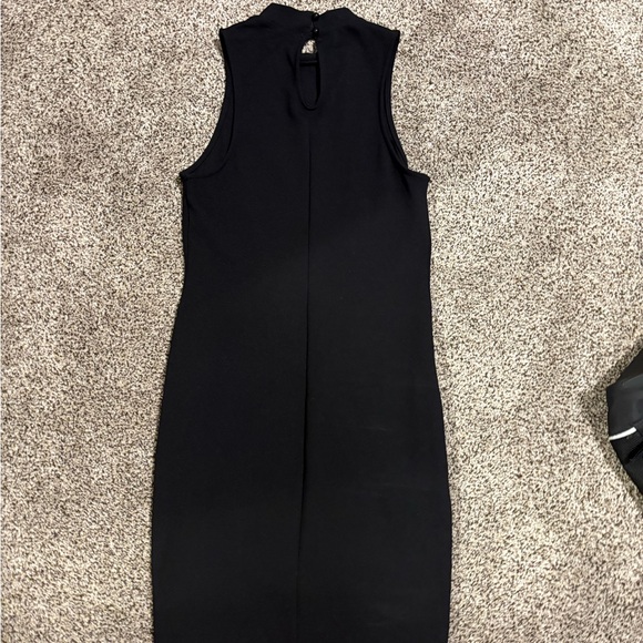 Chic Black Sleeveless Mini Dress - Picture 3 of 4
